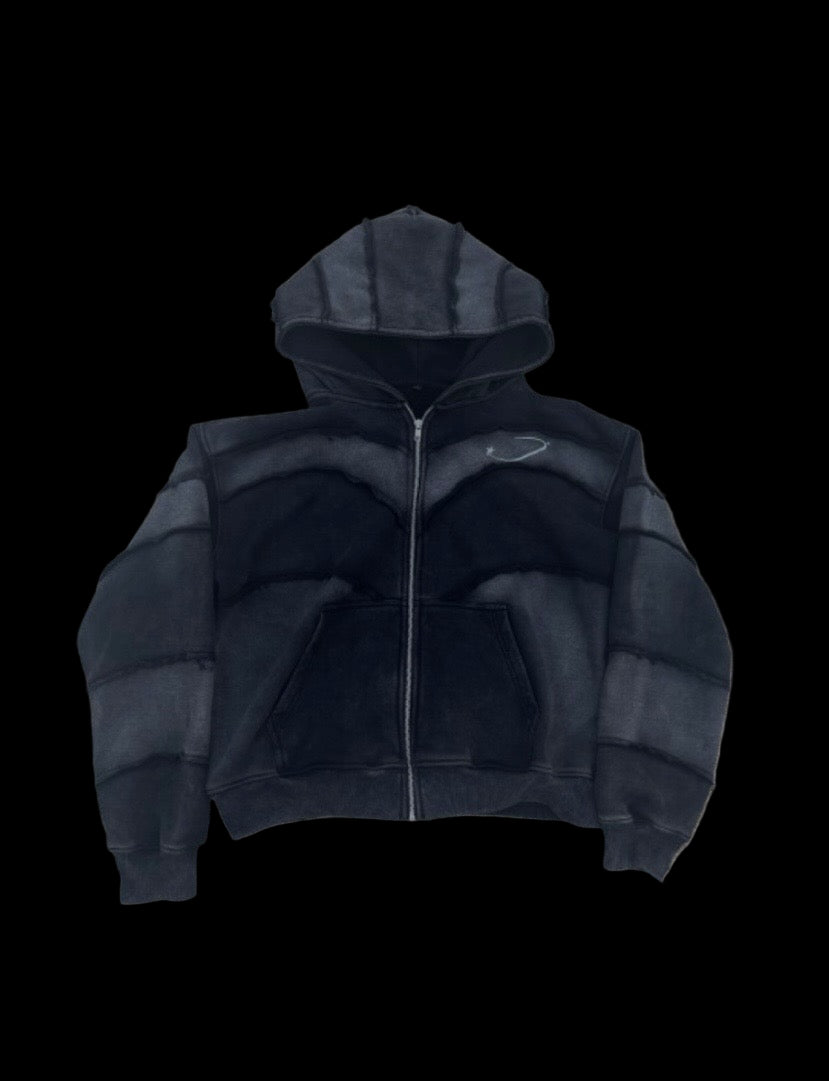 armenic blackout shell hoodie