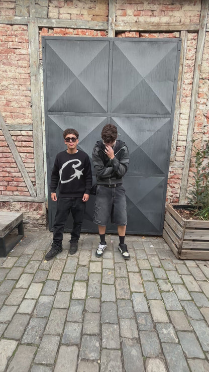 armenic blackout shell hoodie
